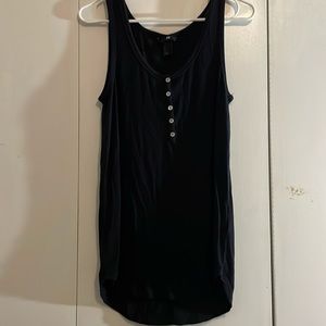 Soft, loose black tank top